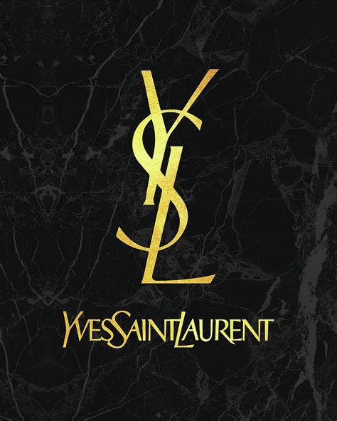 ysl gold paintings